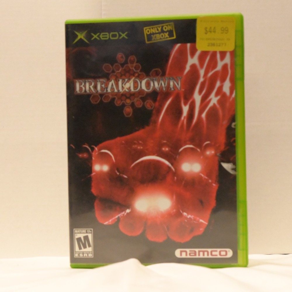 Breakdown Original Xbox CIB Complete in Box Case Manual Disc